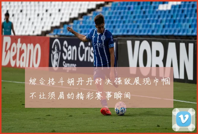 综合格斗胡丹丹对决强敌展现巾帼不让须眉的精彩赛事瞬间